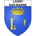 Lagny-sur-Marne 77 ville Stickers blason autocollant adhésif