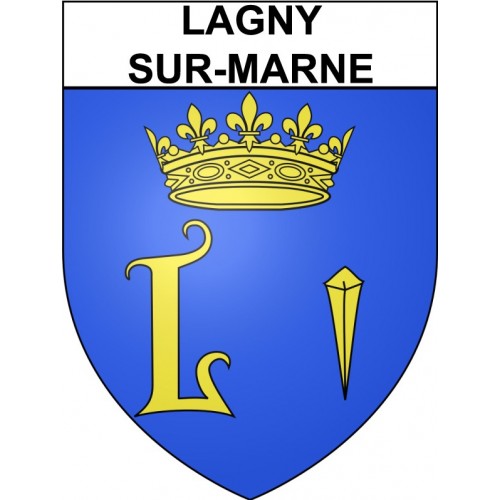 Lagny-sur-Marne 77 ville Stickers blason autocollant adhésif