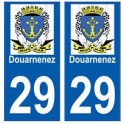 29 Douarnenez blason autocollant plaque stickers ville