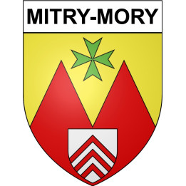 Mitry-Mory 77 ville Stickers blason autocollant adhésif