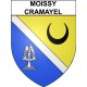Moissy-Cramayel 77 ville Stickers blason autocollant adhésif