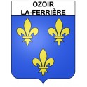 Ozoir-la-Ferrière Sticker wappen, gelsenkirchen, augsburg, klebender aufkleber