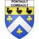 Pontault-Combault 77 ville Stickers blason autocollant adhésif