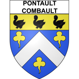 Pontault-Combault 77 ville Stickers blason autocollant adhésif