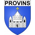 Pegatinas escudo de armas de Provins adhesivo de la etiqueta engomada