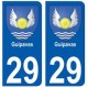 29 Guipavas blason autocollant plaque stickers ville
