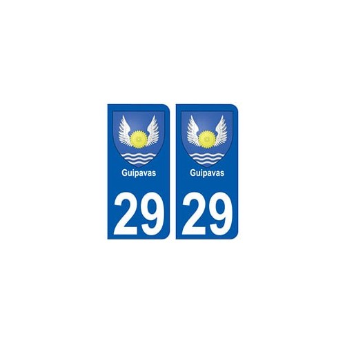 29 Guipavas blason autocollant plaque stickers ville