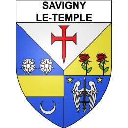 Pegatinas escudo de armas de Annecy adhesivo de la etiqueta engomada