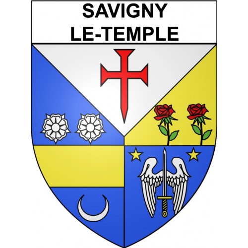 Pegatinas escudo de armas de Annecy adhesivo de la etiqueta engomada