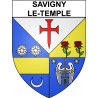 Savigny-le-Temple 77 ville Stickers blason autocollant adhésif