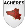 Achères 78 ville Stickers blason autocollant adhésif