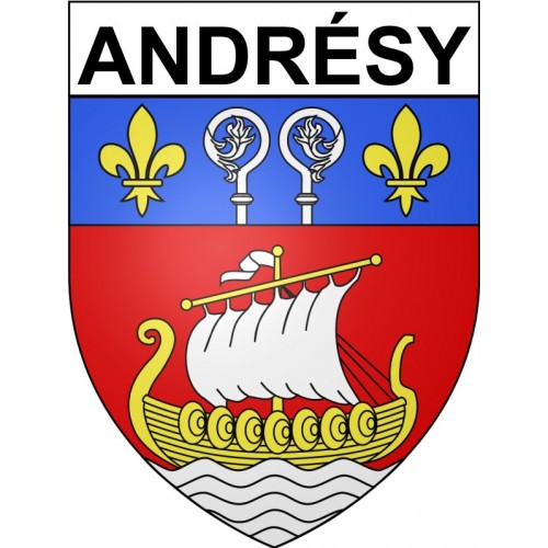 Pegatinas escudo de armas de Annecy adhesivo de la etiqueta engomada