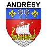 Pegatinas escudo de armas de Annecy adhesivo de la etiqueta engomada