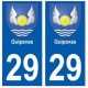 29 Guipavas blason autocollant plaque stickers ville