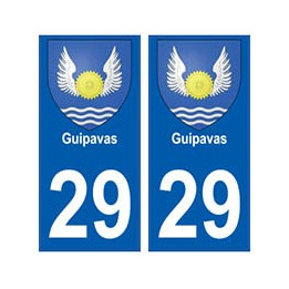 29 Guipavas blason autocollant plaque stickers ville