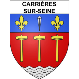 Pegatinas escudo de armas de Annecy adhesivo de la etiqueta engomada