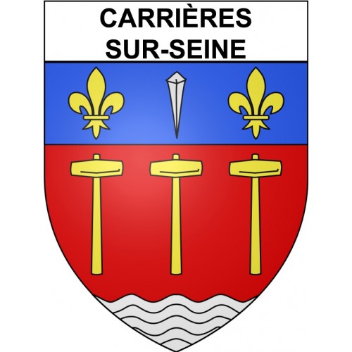 Pegatinas escudo de armas de Annecy adhesivo de la etiqueta engomada