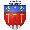 Carrières-sur-Seine 78 ville Stickers blason autocollant adhésif