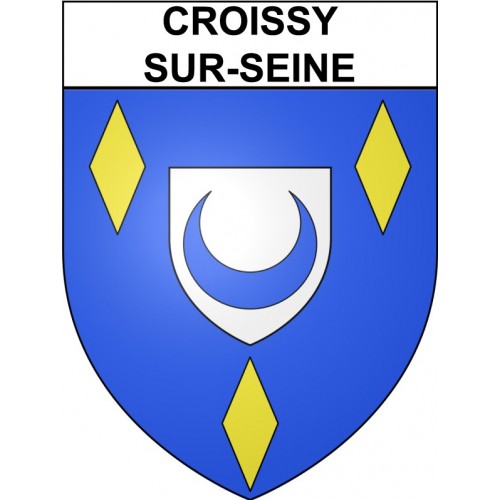 Croissy-sur-Seine 78 ville Stickers blason autocollant adhésif