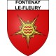 Fontenay-le-Fleury 78 ville Stickers blason autocollant adhésif