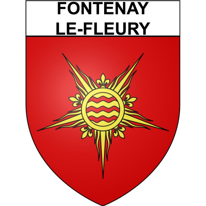 Pegatinas escudo de armas de Annecy adhesivo de la etiqueta engomada