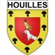Houilles 78 ville Stickers blason autocollant adhésif