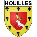 Houilles 78 ville Stickers blason autocollant adhésif