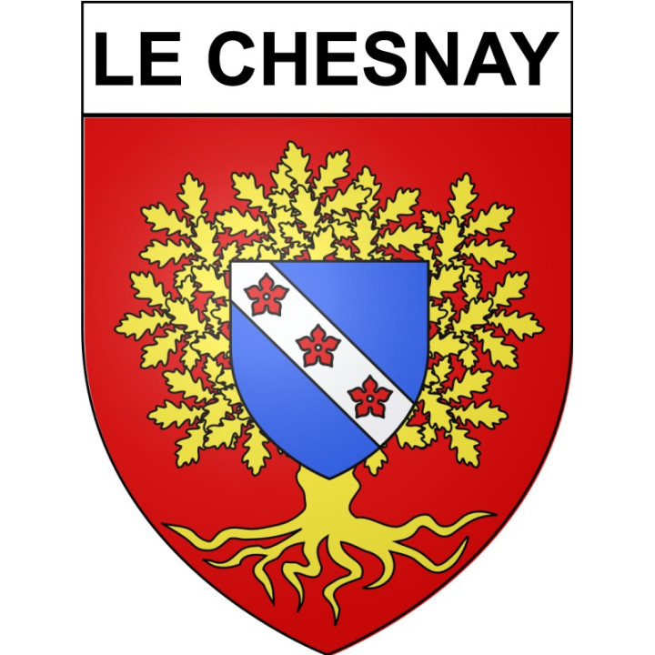 Pegatinas escudo de armas de Annecy adhesivo de la etiqueta engomada