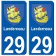 29 Landerneau blason autocollant plaque stickers ville