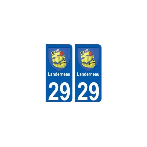 29 Landerneau blason autocollant plaque stickers ville