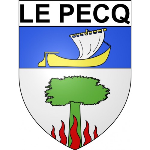 Pegatinas escudo de armas de Annecy adhesivo de la etiqueta engomada