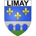 Limay 78 ville Stickers blason autocollant adhésif