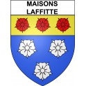 Stickers coat of arms Maisons-Laffitte adhesive sticker
