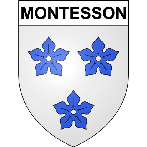 Montesson 78 ville Stickers blason autocollant adhésif