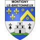 Montigny-le-Bretonneux 78 ville Stickers blason autocollant adhésif