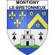 Montigny-le-Bretonneux 78 ville Stickers blason autocollant adhésif