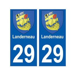 29 Landerneau blason autocollant plaque stickers ville