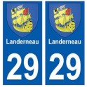 29 Landerneau blason autocollant plaque stickers ville