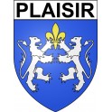 Plaisir 78 ville Stickers blason autocollant adhésif