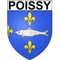 Poissy 78 ville Stickers blason autocollant adhésif