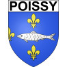 Pegatinas escudo de armas de Annecy adhesivo de la etiqueta engomada