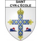 Saint-Cyr-l'école 78 ville Stickers blason autocollant adhésif