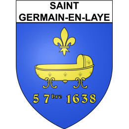 Pegatinas escudo de armas de Annecy adhesivo de la etiqueta engomada