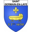 Saint-Germain-en-Laye 78 ville Stickers blason autocollant adhésif