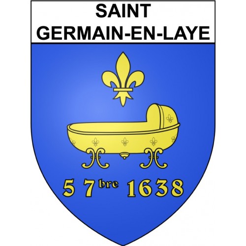 Pegatinas escudo de armas de Annecy adhesivo de la etiqueta engomada