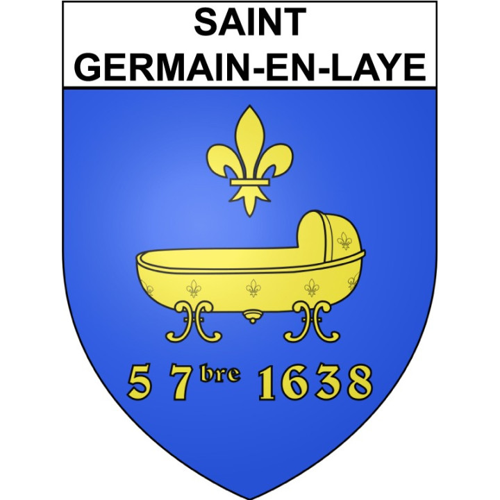 Pegatinas escudo de armas de Annecy adhesivo de la etiqueta engomada