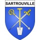 Sartrouville 78 ville Stickers blason autocollant adhésif