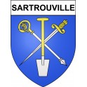 Sartrouville 78 ville Stickers blason autocollant adhésif