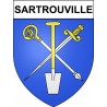 Sartrouville 78 ville Stickers blason autocollant adhésif