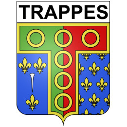 Trappes 78 ville Stickers blason autocollant adhésif